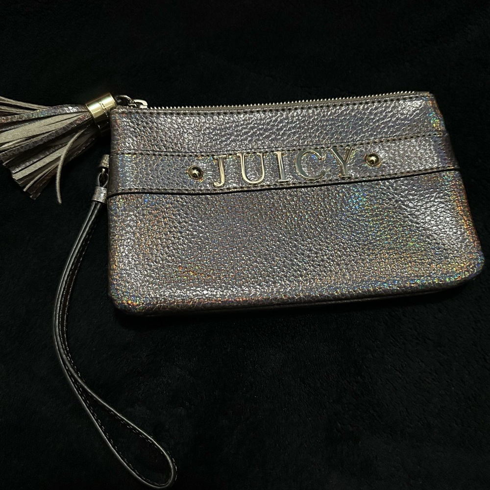 Juicy Couture double zip wristlet